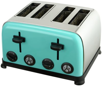 Kitchen Originals - by Kalorik - Aqua 4 Slice Toaster Kitchen Originals - by Kalorik - Aqua 4 Slice Toaster